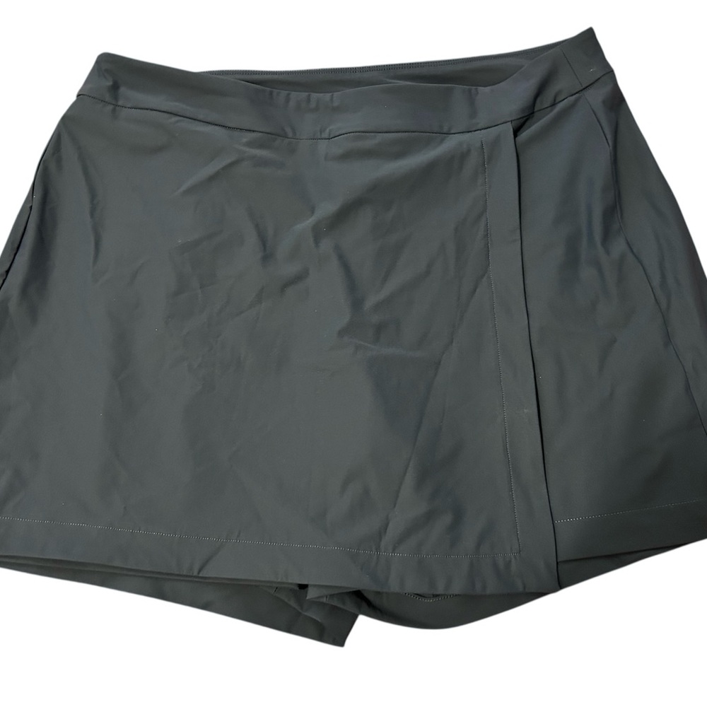 Spanx Women's Navy Blue Active Skort Shorts Size Large